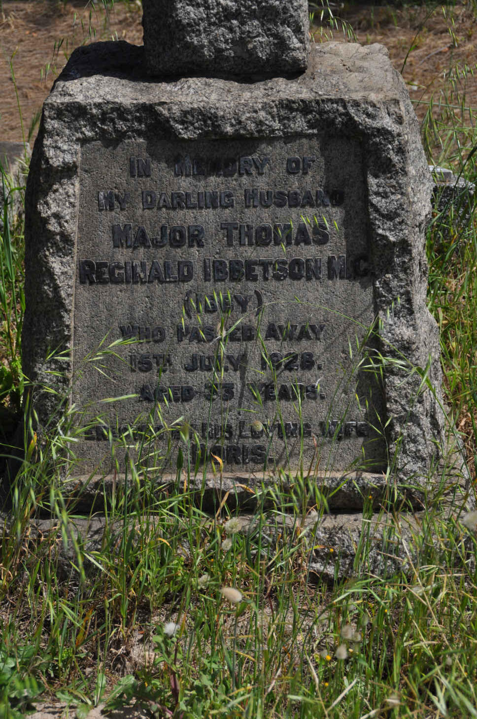 IBBETSON Thomas Reginald -1928