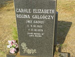 GALGOCZY Carole Elizabeth Regina nee SACKS 1953-1979