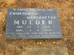 MULDER Emmerentia Margaretha 1918-1972