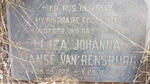 RENSBURG Eliza Johanna, Janse van 1922-1985