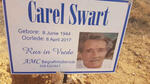 SWART Carel 1944-2017