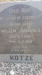 KOTZE Willem Johannes 1890-1968