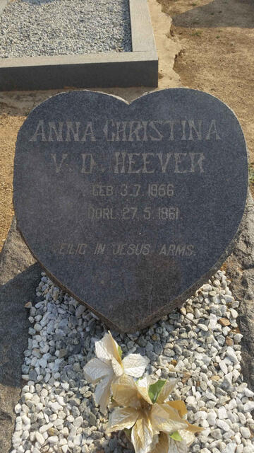 HEEVER Anna Christina, v.d. 1956-1961