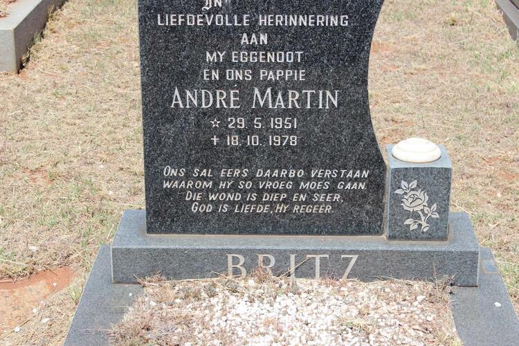 BRITZ André Martin 1951-1978