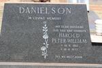 DANIELSON Harold Peter William 1912-1977