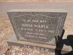 BEER Anna Maria, de 1936-1987