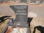 PREEZ Francina, du 1926-2010