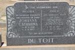 TOIT Hendrik Johannes, du 1913-1984 & Johanna Catharina 1918-1977