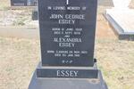 ESSEY John George 1902-1978 & Alexandra LAHOUD 1903-1981