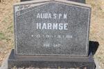 HARMSE Alida S.P.M. 1917-1976