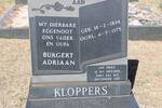 KLOPPERS Burgert Adriaan 1898-1975