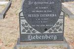 LIEBENBERG Hester Catharina 1937-1977