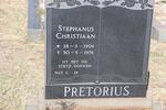PRETORIUS Stephanus Christiaan 1906-1976