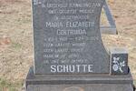 SCHUTTE Maria Elizabeth Gertruida 1901-1976