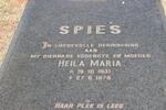 SPIES  Heila Maria 1931-1978