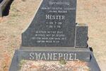 SWANEPOEL Hester 1928-1976