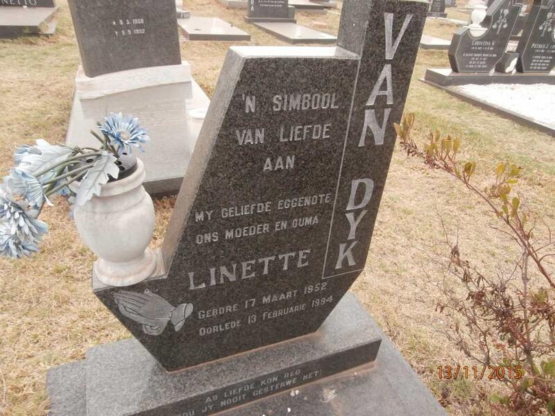 DYK Linette, van 1952-1994