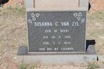 ZYL Susanna C., van nee DE BEER 1909-1976