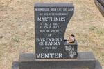 VENTER Marthinus 1917-1977 & Barendina Johanna 1917-