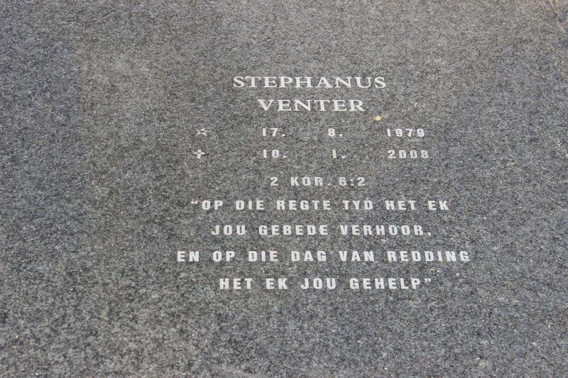 VENTER Stephanus 1979-2008