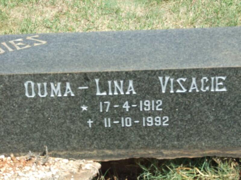 VISAGIE Lina 1912-1992