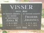 VISSER Frederik Johannes 1923-1978 & Anna M. 1922-1974