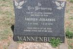 WANNENBURG Andries Johannes 1892-1970