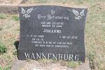 WANNENBURG Johanna 1895-1976