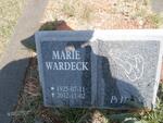 WARDECK Marie 1925-2012