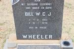 WHEELER W.C.J. 1903-1978