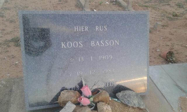 BASSON Koos 1909-1983