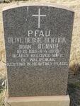 PFAU Olive Bessie Bentick nee DENNIS 1915-1979
