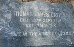 DAVIES Thomas James -1913