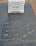 GRESHAM Audrey Grace Rowe 1891-1971 :: VEAR I.