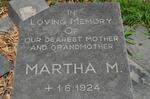 ?  Martha M. 1924