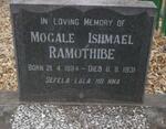 RAMOTHIBE Mogale Ishmael 1884-1931