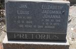 PRETORIUS Jan Louis 1912-1969 & Elizabeth Jacomina Johanna 1916-1977