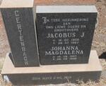 GERTENBACH Jacobus J. 1906-1967 & Johanna Magdalena 1907-1986