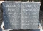 MEYER Frans Cornelius 1899-1966 & Susara Johanna BUYS 1914-1989