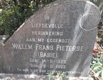 PIETERSE Willem Frans 1920-1963