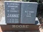 MOORE Jannie 1932-2000