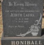 HONIBALL Jedith Laura 1919-1980