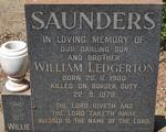 SAUNDERS William Ledgerton  1960-1979