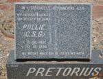 PRETORIUS C.S.G. 1921-1996