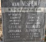 NISPEN Reginald Alphonse, van 1896-1994 & Cecilia Johanna 1895-1972