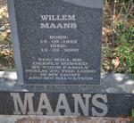 MAANS Willem 1952-2000