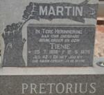 PRETORIUS Martin 1956-1975