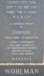 WOHLMAN Lorraine -1985