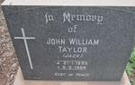 TAYLOR John William 1895-1964