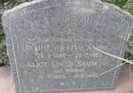 SAMMONS Edward William 1888-1963 & Alice Edith WRIGHT 1893-1986